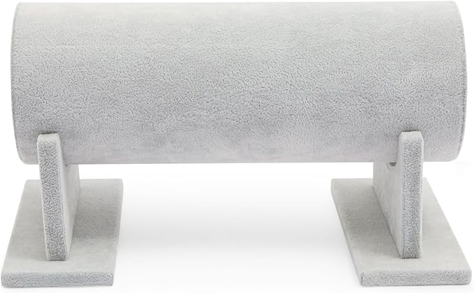 Juvale Velvet Headband Holder & Organizer Stand for Girls and Women Storage Rack for Hair Accessories, Perfect for Display, Organization, and Easy Access - 2Pack (Gray)