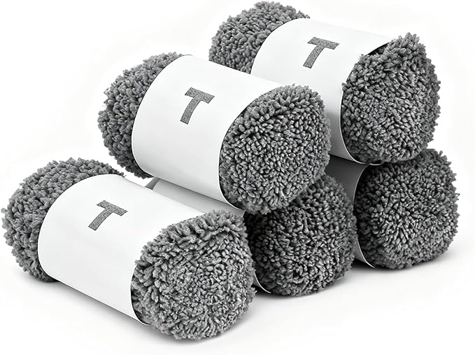 10 Pieces Microfiber Replacement Pads for X1 Window Cleaners, Reusable, Machine Washable