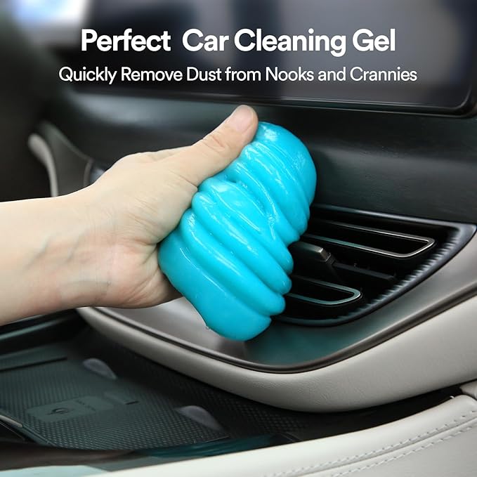 PULIDIKI Car Cleaning Gel Car Clean Putty, Universal Car Interior Cleaner Slime, Perfect Cleaning Kit Supplies, Auto Detailing Tools Car Accessories, Dust Remover Gifts for Men Women