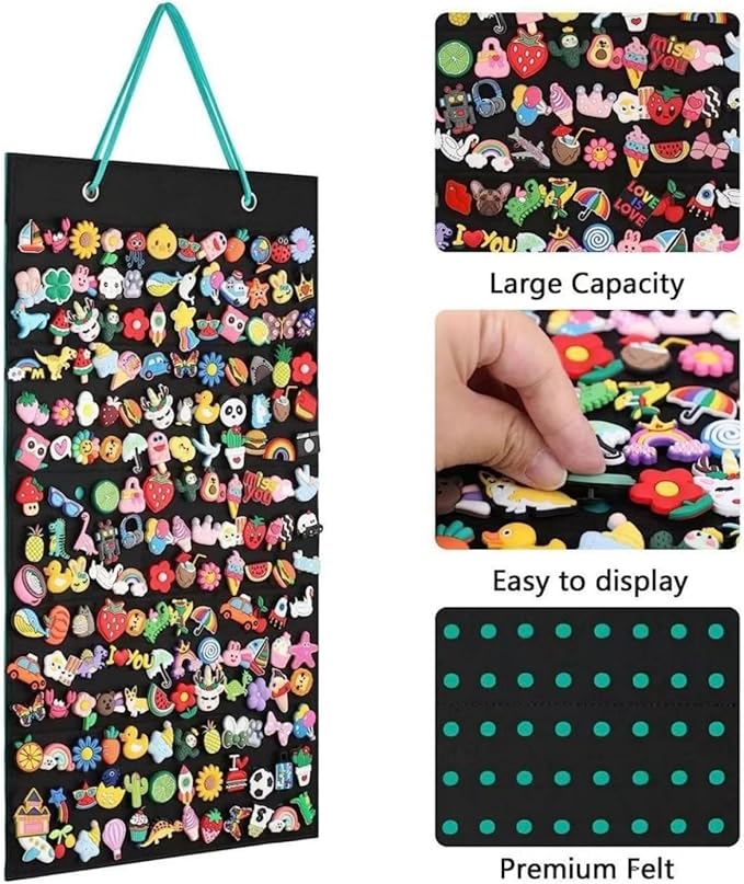 Hanging Claw Clip Organizer for Women Large Capacity Hair Bows Holder Hair Accessories Storage for Sunglasses, Hair Clips, Jewelry, Headbands, Claw Clips Organizer