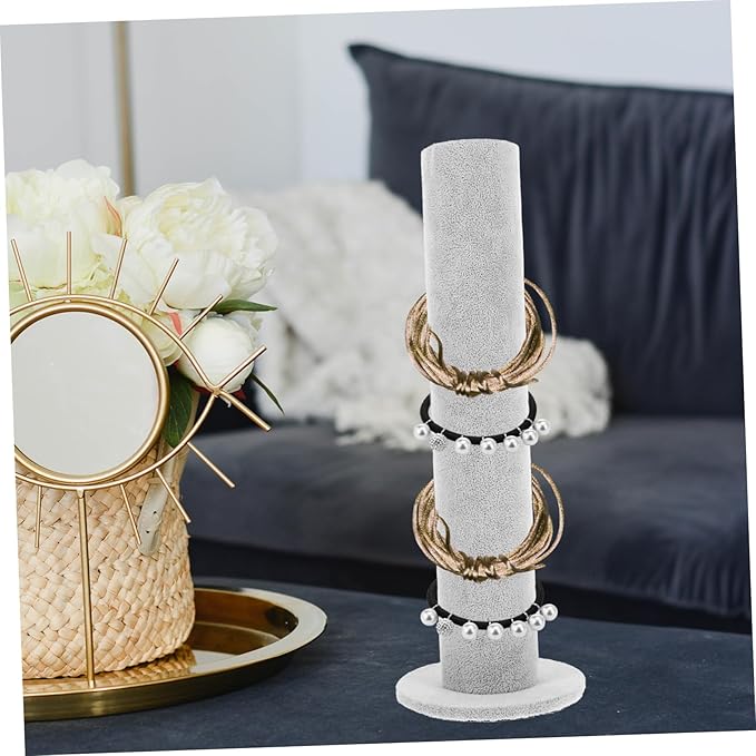 HEALLILY Hair Accessory Organizer Stand Braiding Hair Rack for Headband Display Stylish Simple