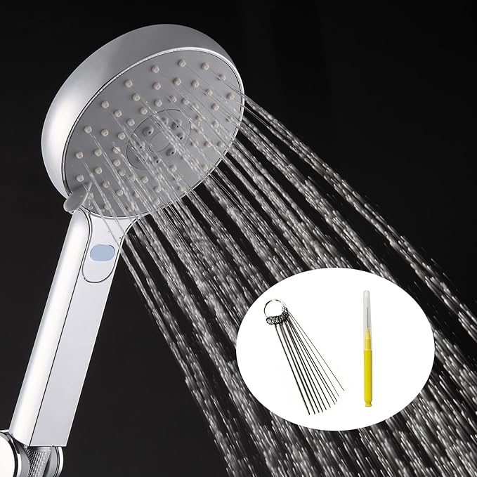 Multiplesize Showerhead Cleaner Tools, Shower Head Cleaning Brushes Small Hole, Handheld Showerhead Cleaner Anti-Clogging Cleaning Brush for Bathroom Small Hole Gap Nozzle Window Slot