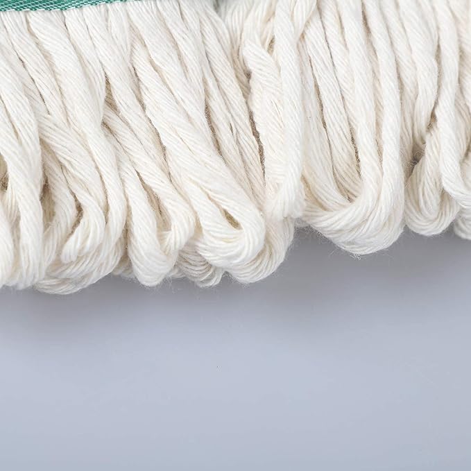OFO Loop-End Cotton String Mop Head，Heavy Duty String Mop Refills, Mop Head Replacement for Home/Industrial/Commercial Cleaning, 3-Packs