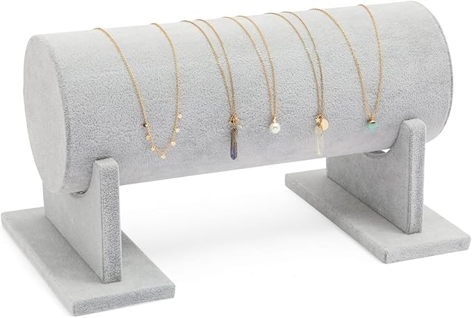 Juvale Velvet Headband Holder & Organizer Stand for Girls and Women Storage Rack for Hair Accessories, Perfect for Display, Organization, and Easy Access - 2Pack (Gray)