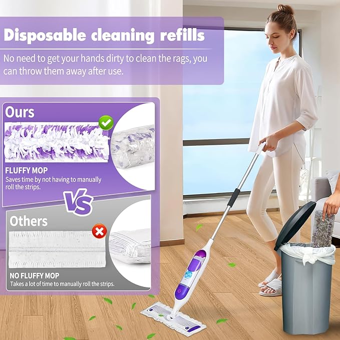 30 Pack Disposable Power Mop Pads for Swiffer Power Mop Pads,Compatible with Swiffer Power Mop Refills,Thickened Multi-Surface Replacement for Swiffer Wet Pads Refill on All Finished Floors