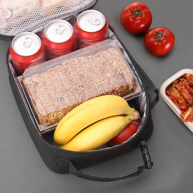 Lunch box Lunch bag for men women Insulated Lunchbox Lunch bags for Work Picnic Travel (Thicken green)