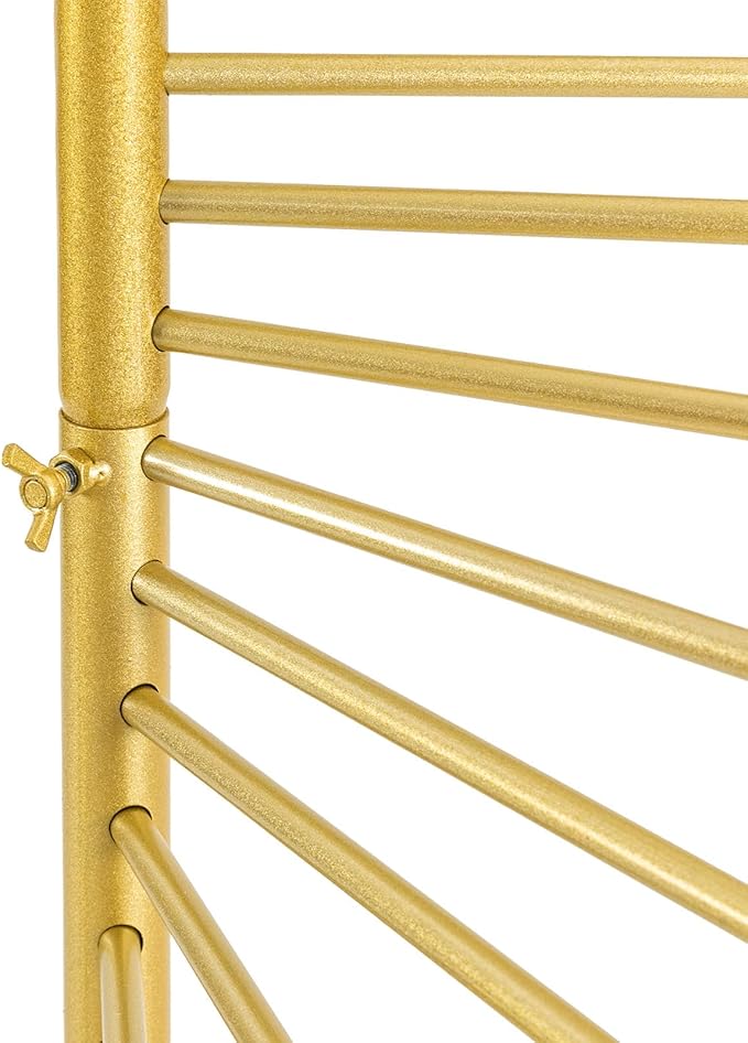 67" Freestanding Spiral Scarf Organizer - 30 Rods Metal Holder, Space Saving Hijab/Belt/Pants Rack for Closet, Clothing Store & Home