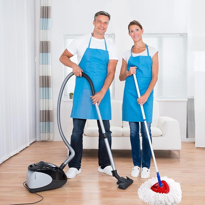 4 Pack Mop Replacement Heads for O-Ceda EasyWrin Spin Mop, Microfiber Spin Mop Refills, Easy Cleaning Mop Head Replacement
