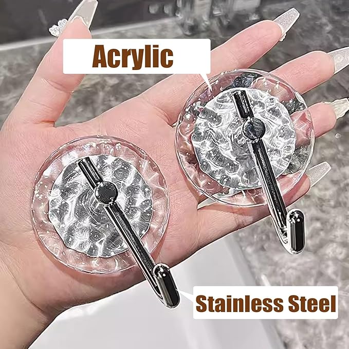 Clear Acrylic Headband Holder, Wall Mounted Hair Accessories Organizer Display Rack Hair Ties Bracelets Scrunchies Storage For Girls Women (Color : 4PCS)
