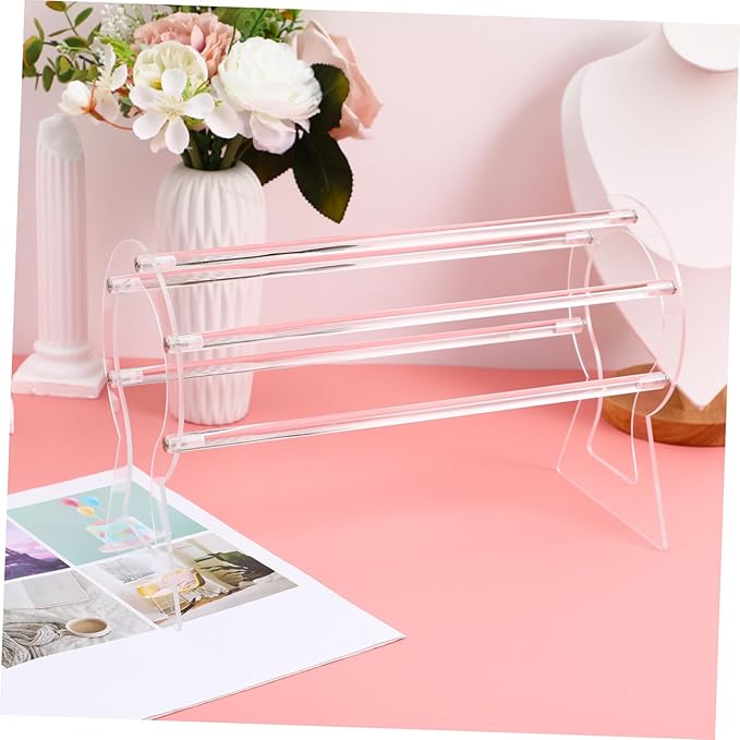Acrylic Headband Holder Display Stand for Women Hair Accessory Organizer for Home Shops Space-saving Headwear Rack Simplifies Hair Accessory Storage Keeps Your Collection Neat