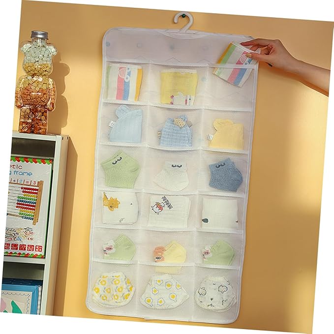 Zerodeko Jewelry Organizer Hanging Accessory Organizer Hair Clip Holder Wall Hanging Shelf Home Wall Decor Claw Clip Holder