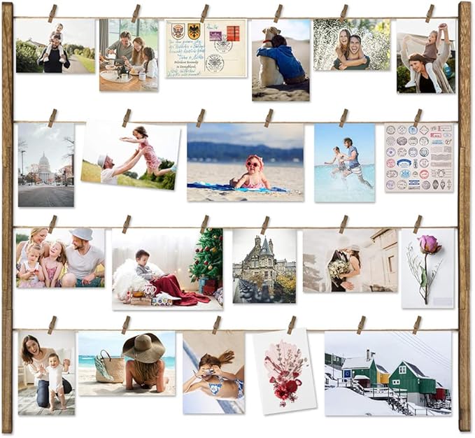 1.4 Inch Mini Clothes Pins for Photo, 130 Pcs Small Clothes Pins, Wooden Clothespins for Baby Shower, Party, Crafts DIY Project