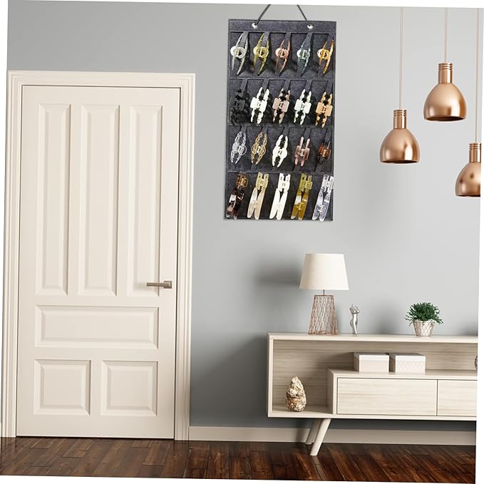 Hanging Hair Bow Organizer for Girls Wall-mounted Headband Storage with Space-saving Design Hair Accessories Display and Easy Access