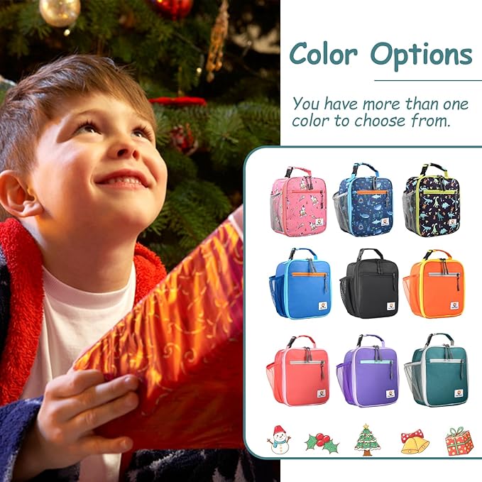 Lunch Box Kids,Premium Insulated Lunch Bag for Girls Boys,Soft Bag Mini Cooler Back to School Thermal Reusable Lunch Bag for Work School Picnic (Dino)
