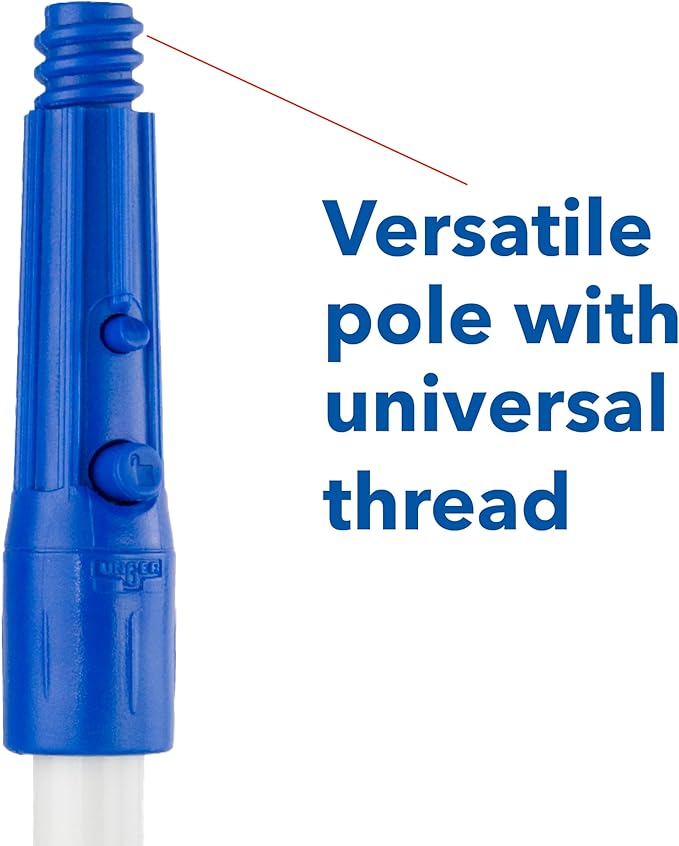 Unger Steel Telescopic Pole, Extend from 2’ to 4’, High Access Extendable Telescoping Poles for Home Cleaning, Clean and Dust Cabinets, Ceiling Fans, Picture Frames, Windowsills