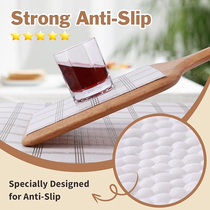Drawer and Shelf Liner for Kitchen Cabinet: 23.6 in X 30 Ft Non Slip Waterproof Shelf Paper Non Adhesive Refrigerator Liners White Square Easy Liners for Bathroom Cupboard with Knife Tape Measure