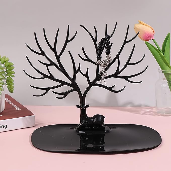 Jewelry Organizer - Hanging Tree Rack for Necklace, Earrings, Bracelet, Ring, Jewelry Tree Stand Rack Hanging Organizer, Jewelries Display Stand Organizer