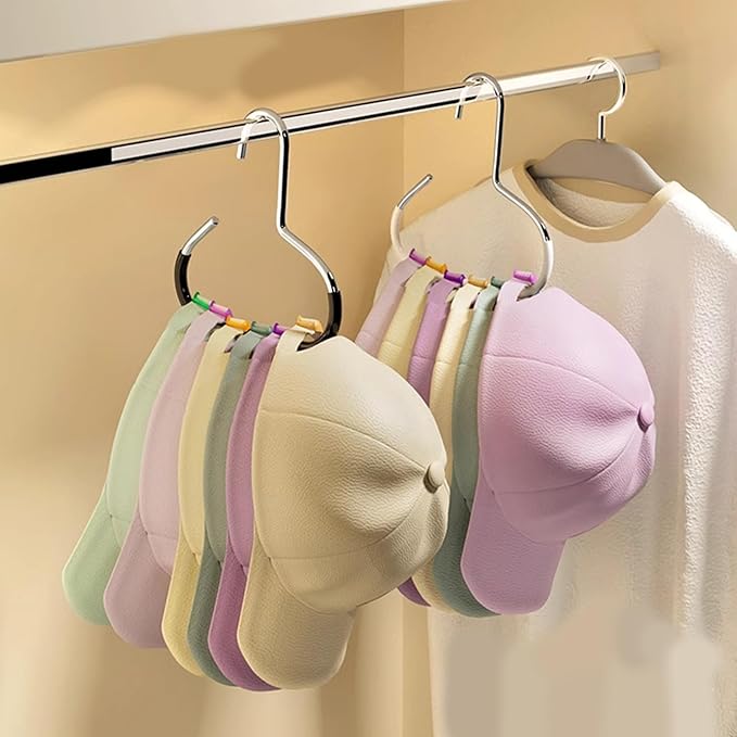 Open Rings Designs Hanger Scarf Hangers Nonslip Belt Organizers for Wardrobe Storage.White.Approx.14x15cm