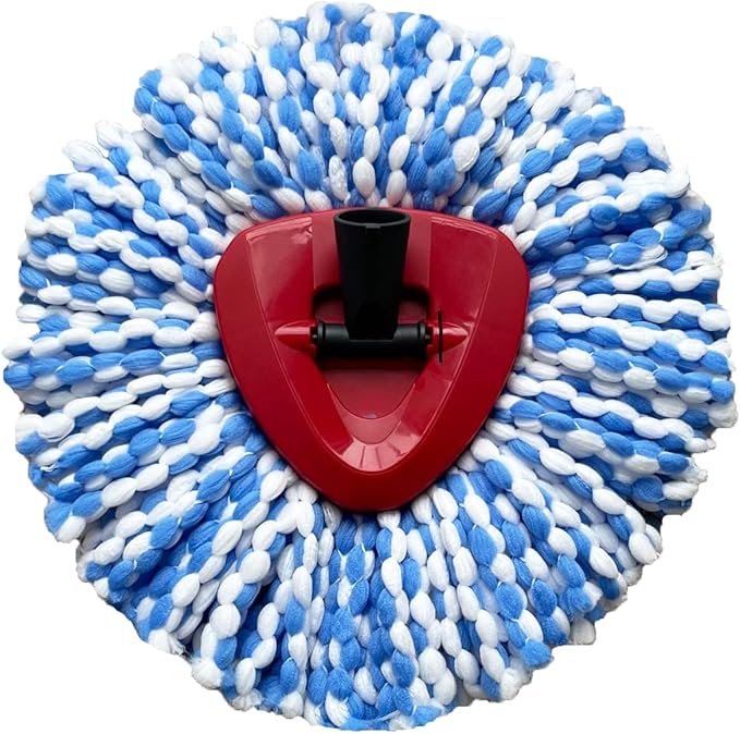 Spin Mop Replacement Head Compatible with O-Ceda 2-Tank Dual System RinseClean Microfiber Spin mop Refill for O Ceda Mop Replace Head (3 Pack)