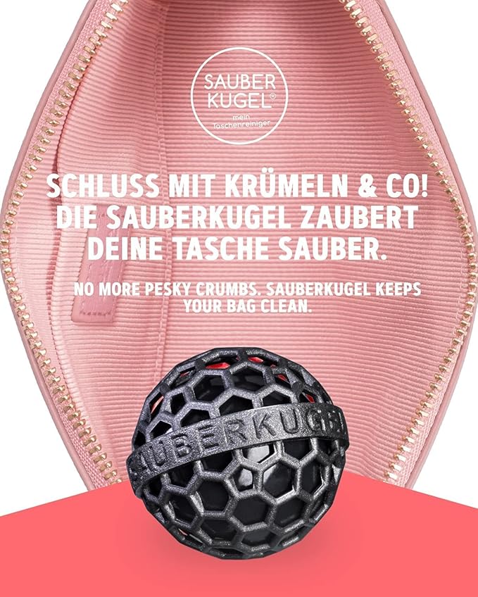 Sauberkugel - The Clean Ball - The clever way of cleaning purses, bags, backpacks and school bags (Springfield Collection)