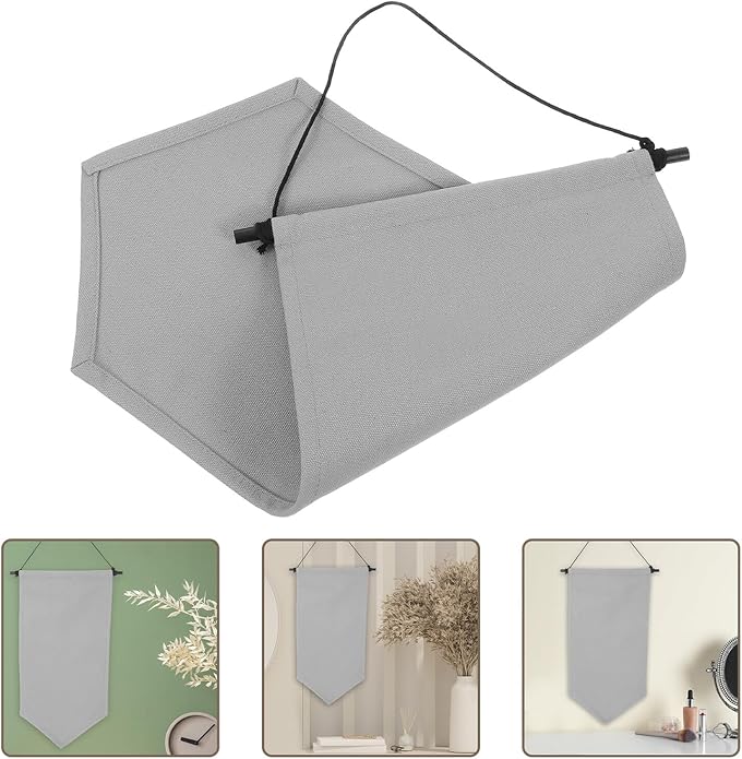 Alipis Hanging Brooch Pin Display Holder Wall Enamel Pin Storage Organizer Medal Display Banner Medium Gray Small Accessory Organizer for Jewelry Collection and Wall Hanging