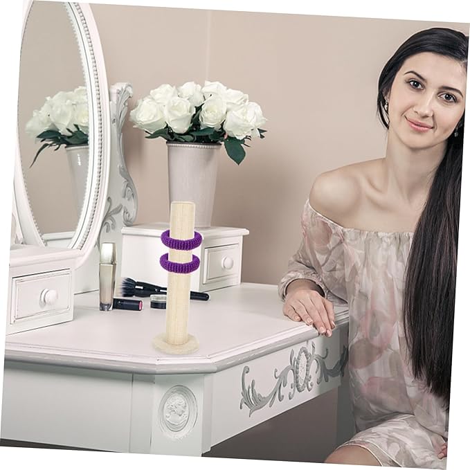 Didiseaon 1pc Hair Tie Display Stand Stylish Hair Accessories Organizer for Desktop Use Compact and Lightweight for Storing Bracelets and Headbands Design