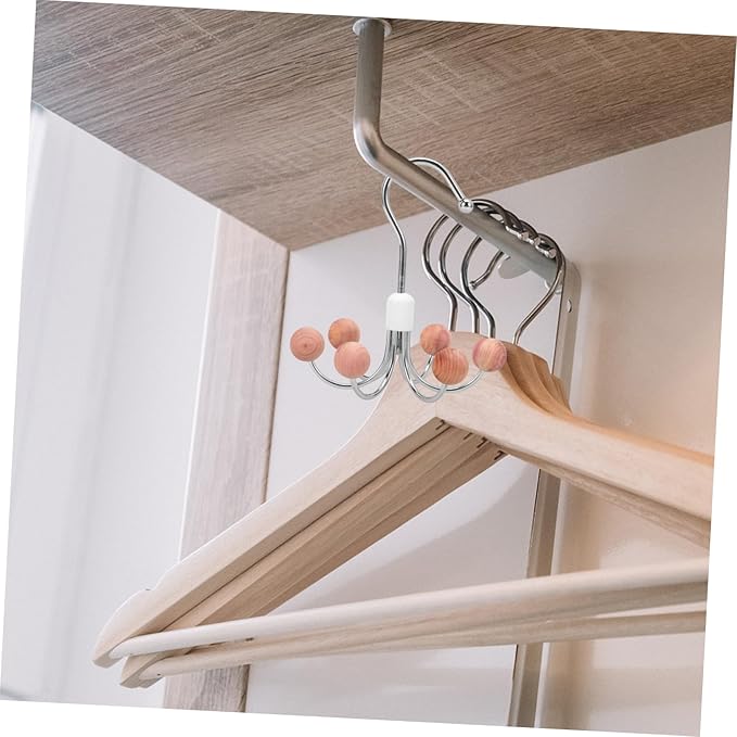 iplusmile Rotatable Hook Belt and Accessories Organizer Multifunctional Closet Storage Rack for Scarves Ties Shoes and Belts Color Space Saving Rotating Hook for Home and Outdoor Use