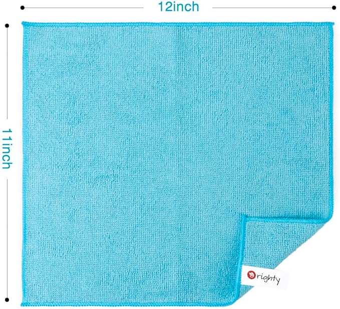 Orighty Microfiber Cleaning Cloth, 150 Pack Microfiber Towels for Cars, Highly Absorbent Car Cleaning Supplies, Lint Free Cloths Clean Rags for Car Care, House, Kitchen, 12x11 inch
