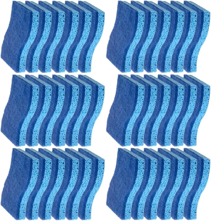 CELOX 36 Dishwashing Household Cleaning Sponges for Kitchen, Blue