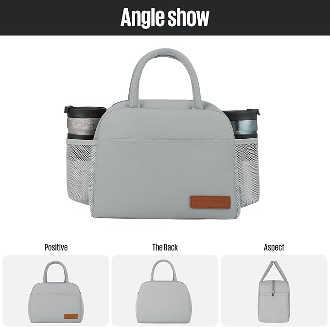 Lunch Bag Women/Men Lunch Box Women/Men (grey)