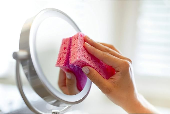 Scotch-Brite Gentle Clean Delicate Scrub Sponges, for Washing Dishes and Cleaning Kitchen, 3 Scrub Sponges (Pack of 2)