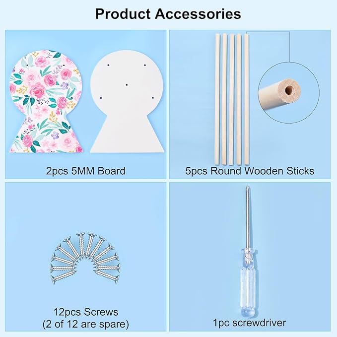Basumee Headband Holder and Organizer for Hair Accessories - Display and Storage for Girls' Hair Hoops, Headbands, Home Decor