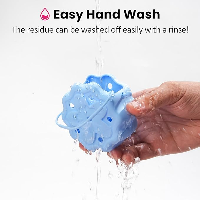 Blue Silicone Shower Steamer Tray/Holder/Hanger, Hangable&Durable Shower Steamer Holder, Long Lasting Bath Bombs Container, Aromatherapy Diffuser Containers, Bathroom Accessory for Bathroom Decor