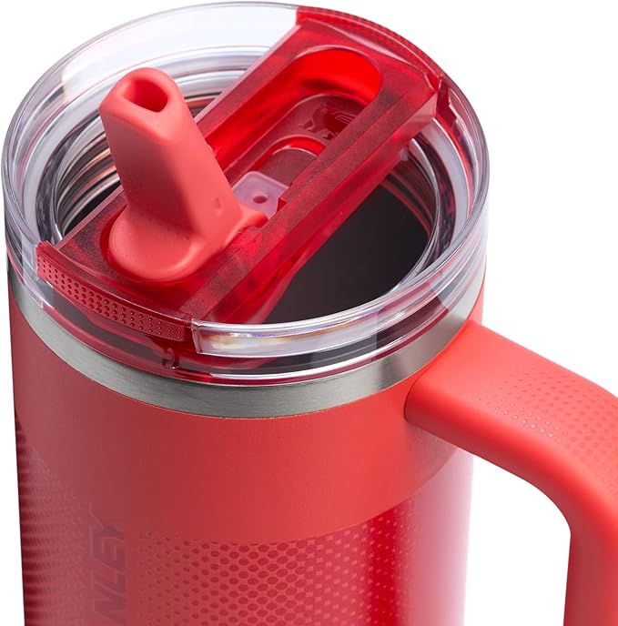 STANLEY Quencher ProTour Flip Straw Tumbler with Leakproof Lid | Built-In Straw & Handle | Cupholder Compatible for Travel | Insulated Stainless Steel Cup | BPA-Free
