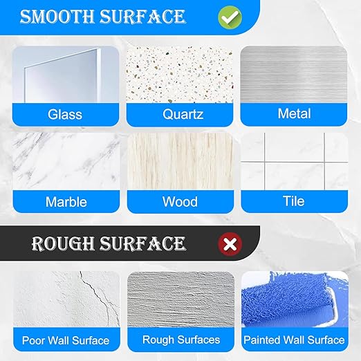 Shower Shelves Adhesive Replacement,14PCS Strong Adhesive Duty Waterproof Transparent PC Material, No Drill Needed Holds 45 lbs for Shower Shelves Bathroom Organizers Kitchen Racks