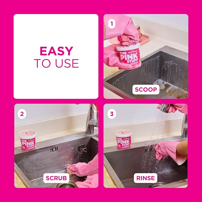 Stardrops The Pink Stuff Miracle Cleaning Paste – All Purpose Cleaner for Kitchens, Bathrooms & More