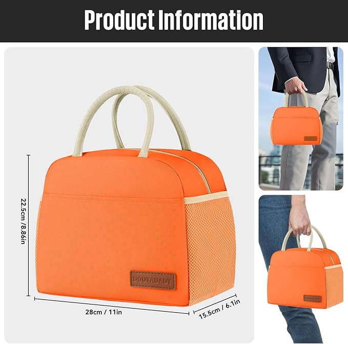 Lunch Bag Women/Men Lunch Box Women/Men (orange)