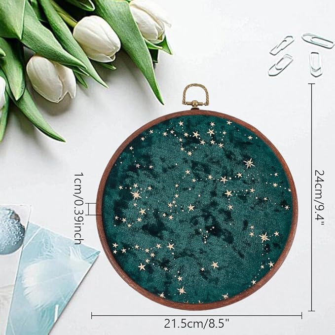 Wall Hanging Brooch Round Pin Board Enamel Pin Display Holder Jewelry Badge Display Collection Board Brooch Round Pin Display Stand for Stud Earring Collectibles Display Wall Decor Green