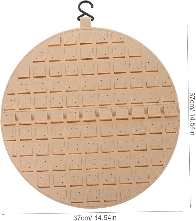 VOSAREA Hairpin Organizer Wall Hanging Storage Bag Felt Hair Clip Holder Multiple Pockets for Boys and Girls and Adults for Hair Accessories in Bedroom and Bathroom
