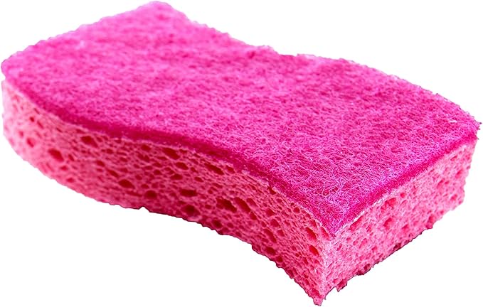Scotch-Brite Gentle Clean Delicate Scrub Sponges, for Washing Dishes and Cleaning Kitchen, 3 Scrub Sponges (Pack of 2)
