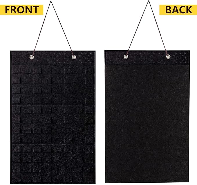 2 PCS M-96 Slots Wall Hanging Brooch Pin Organizer,Pins Collection Display Case,Brooch Collection Storage Holder(Not Include any Accessories)