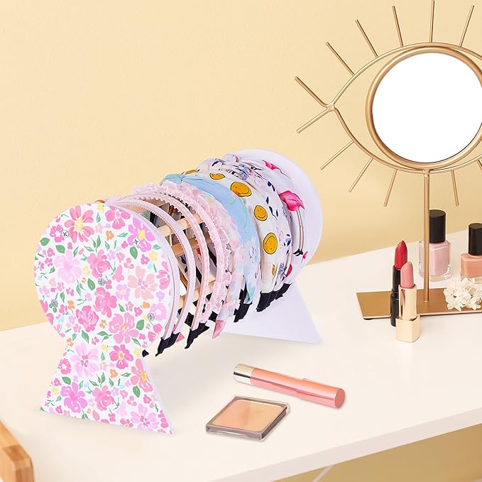 Basumee Headband Holder Hair Accessories Headbands Organizer for Girls Headband Display Hairband Storage Organizer Room Decor for Girls