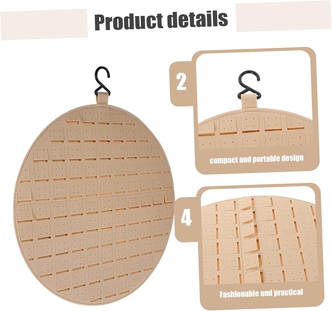 Hairpin Organizer Felt Hair Clip Storage Bag Women Accessories Organizer Wall Hanging