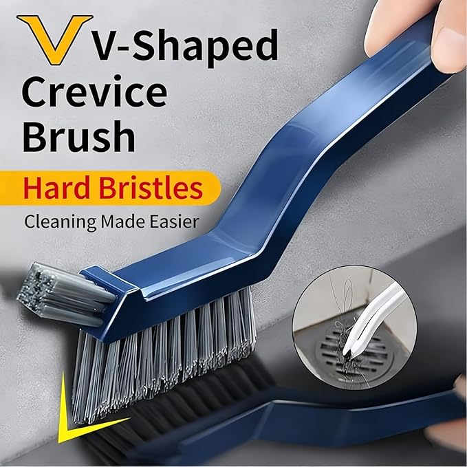 11PCS Crevice Cleaning Brush Set, Groove Gap Cleaning Tool Hard Bristle Recess Cleaning Brush Crevice Gaps Cleaning Tool for Deep Cleaning Kitchen, Bathroom, Grout, Sink, Corners, Tight Spaces & More