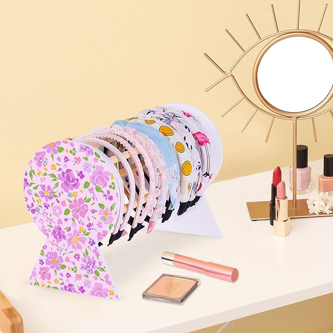 Basumee Headband Holder Hair Accessories Headbands Organizer for Girls Headband Display Hairband Storage Organizer Room Decor for Girls