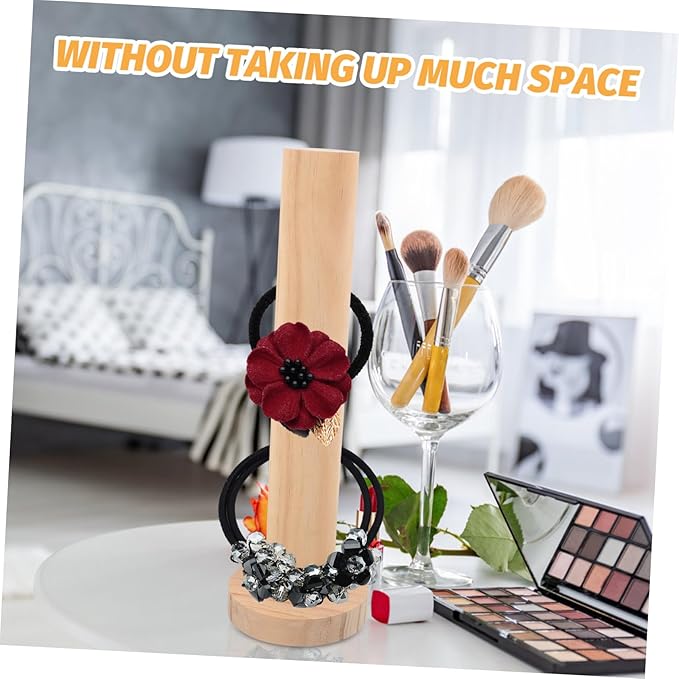 FRCOLOR Hair Tie Storage Rack Premium Hair Rope Organizer for Accessories Hair Band Display Stand for Dressing Table present for Women
