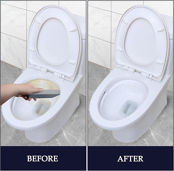 ZUFECY 10pc Toilet Pumice Stone, Toilet Bowl Cleaner, Toilet Bowl Stain Ring Remover, Pumice Stone Toilet Cleaner Tool for Toilet, Pool, Bathroom, Sink