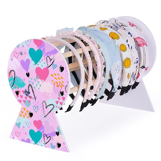 Basumee Headband Holder Hair Accessories Headbands Organizer for Girls Headband Display Hairband Storage Organizer Room Decor for Girls