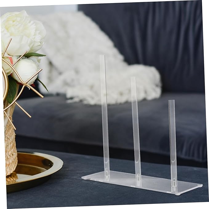 FRCOLOR Hair Tie Display Stand Acrylic Organizer Hairband Holder Rack Scrunchie Storage Hair Accessories Organizer