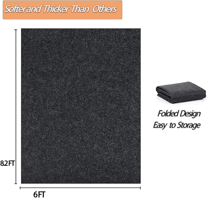 8.2 x 6 FT Outdoor Storage Shed Mat, Waterproof Storage Shed Flooring Mat, Anti-Slip Patio Furniture Floor Scratch Prevention Mat, Dustproof Outdoor Carport Mat…